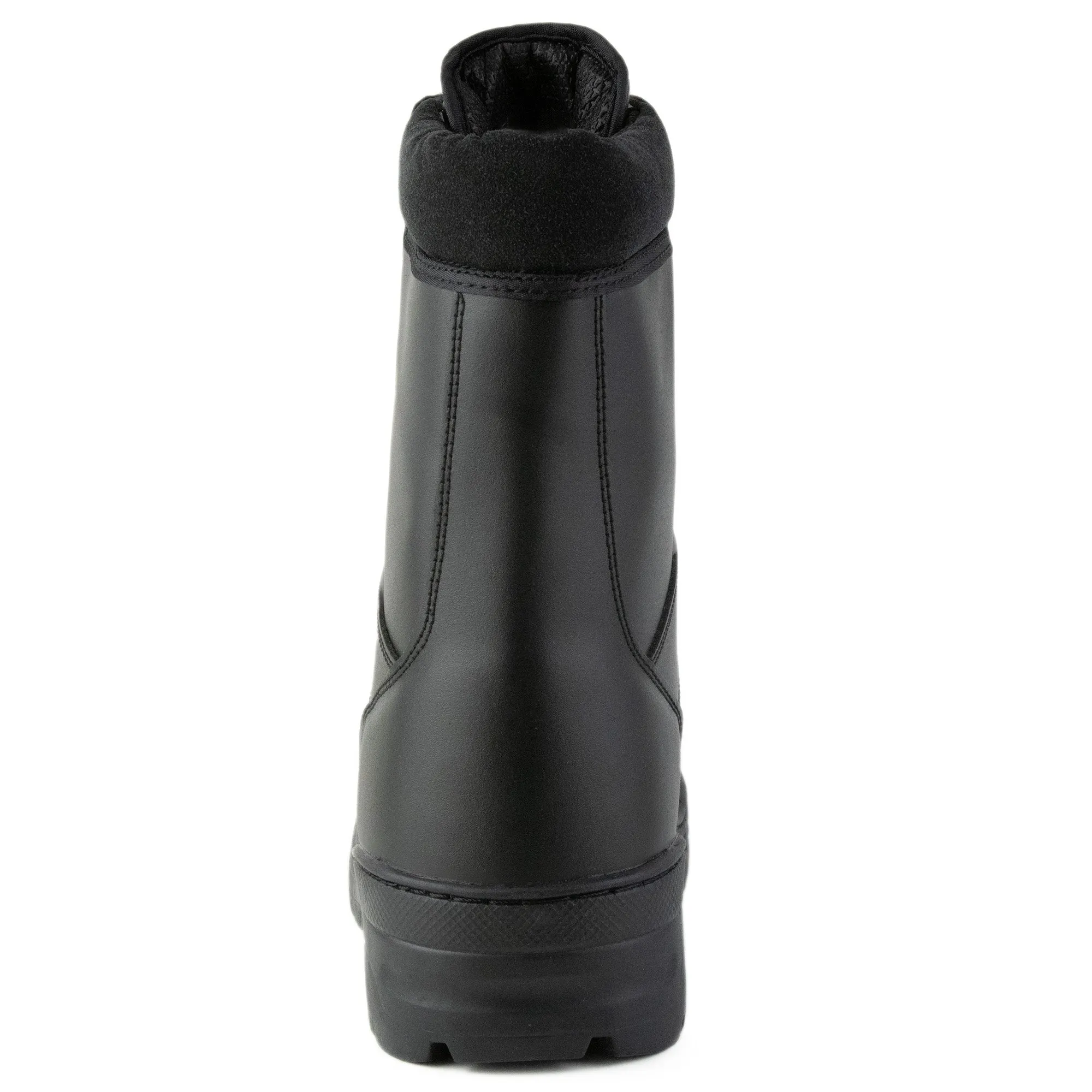 Full Leather Black Patrol Boots