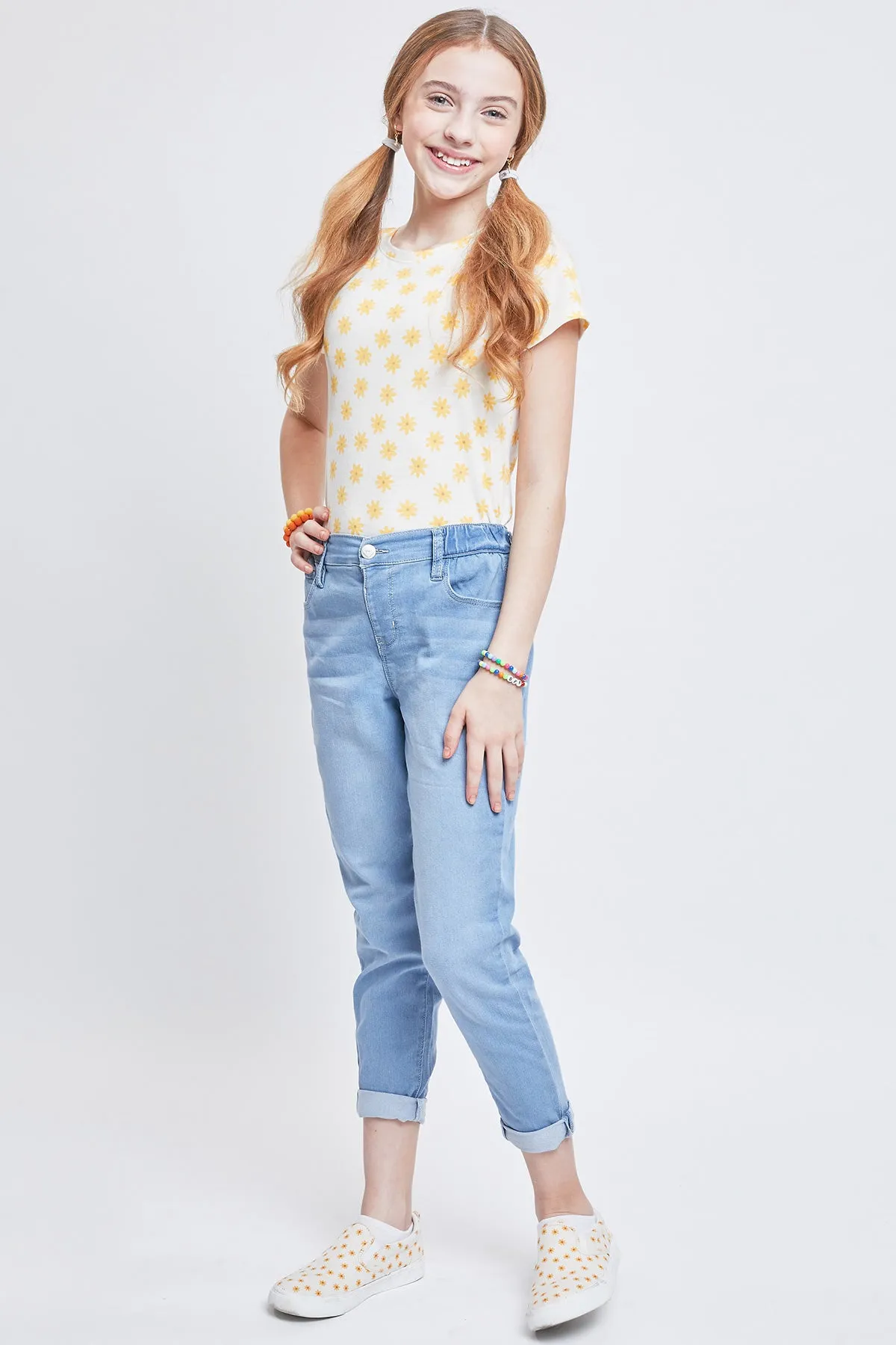 Girls Pull On Balloon Fit Jean, pack of 12