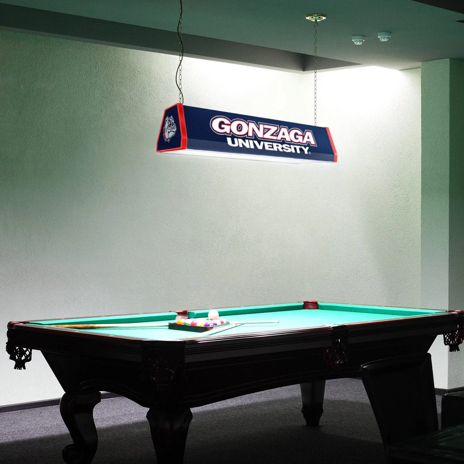 Gonzaga Bulldogs: Standard Pool Table Light