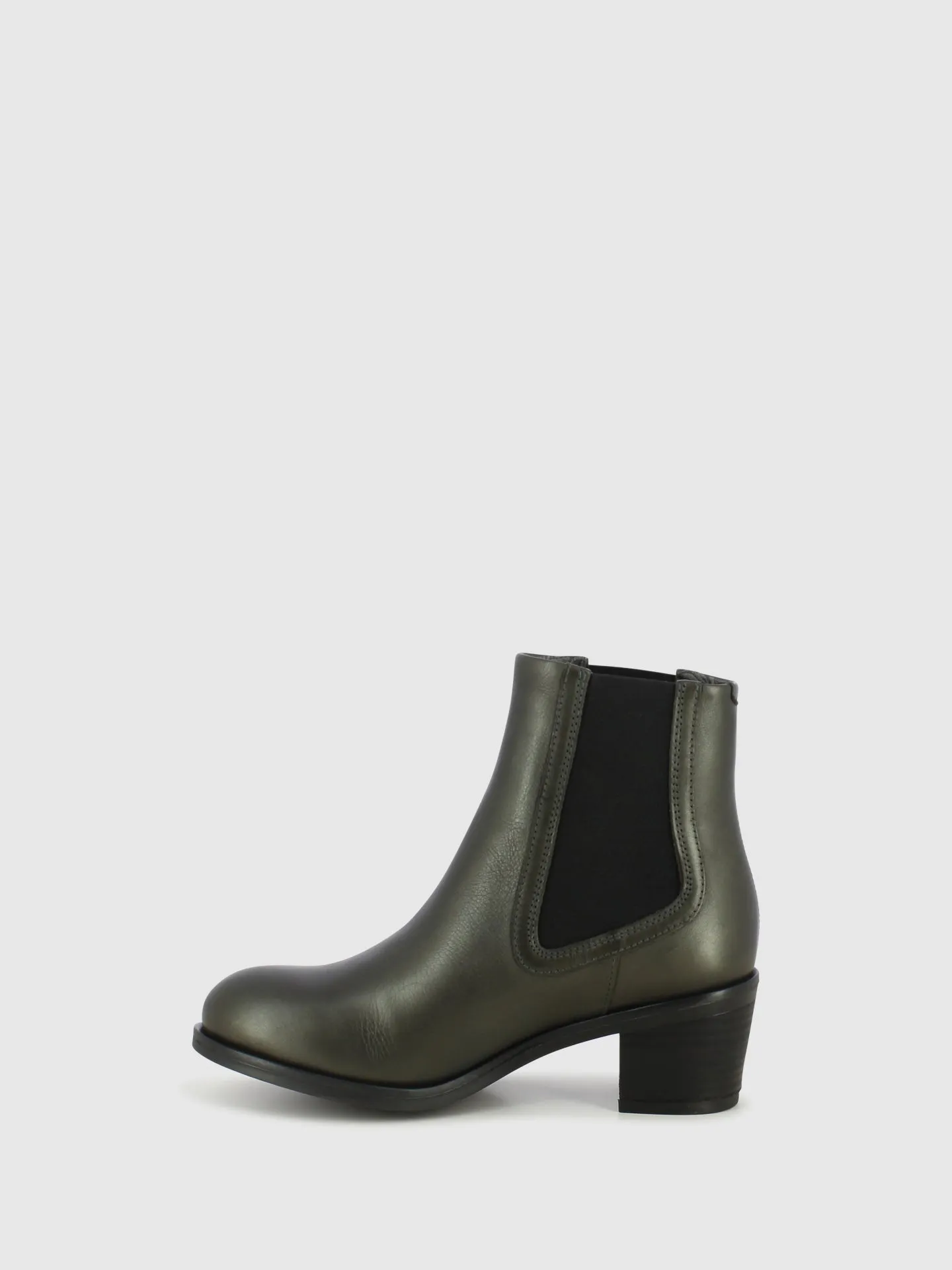 Gray Chelsea Ankle Boots