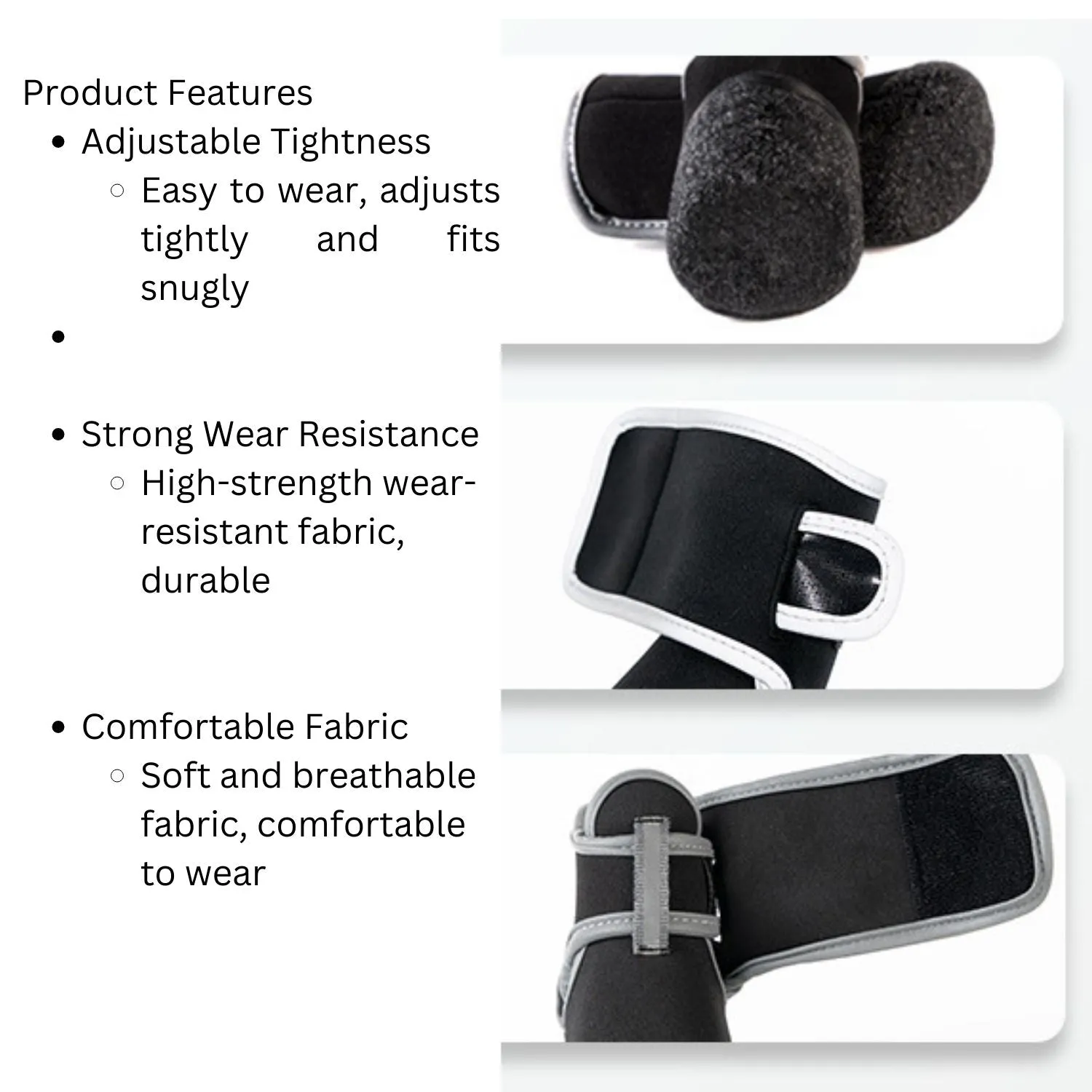 GripPaws Frenchie Paw Protector Boots – Anti-Slip Waterproof and Lightweight Dog Shoes