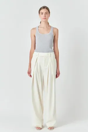 Heather Grey Knitted Tank Top