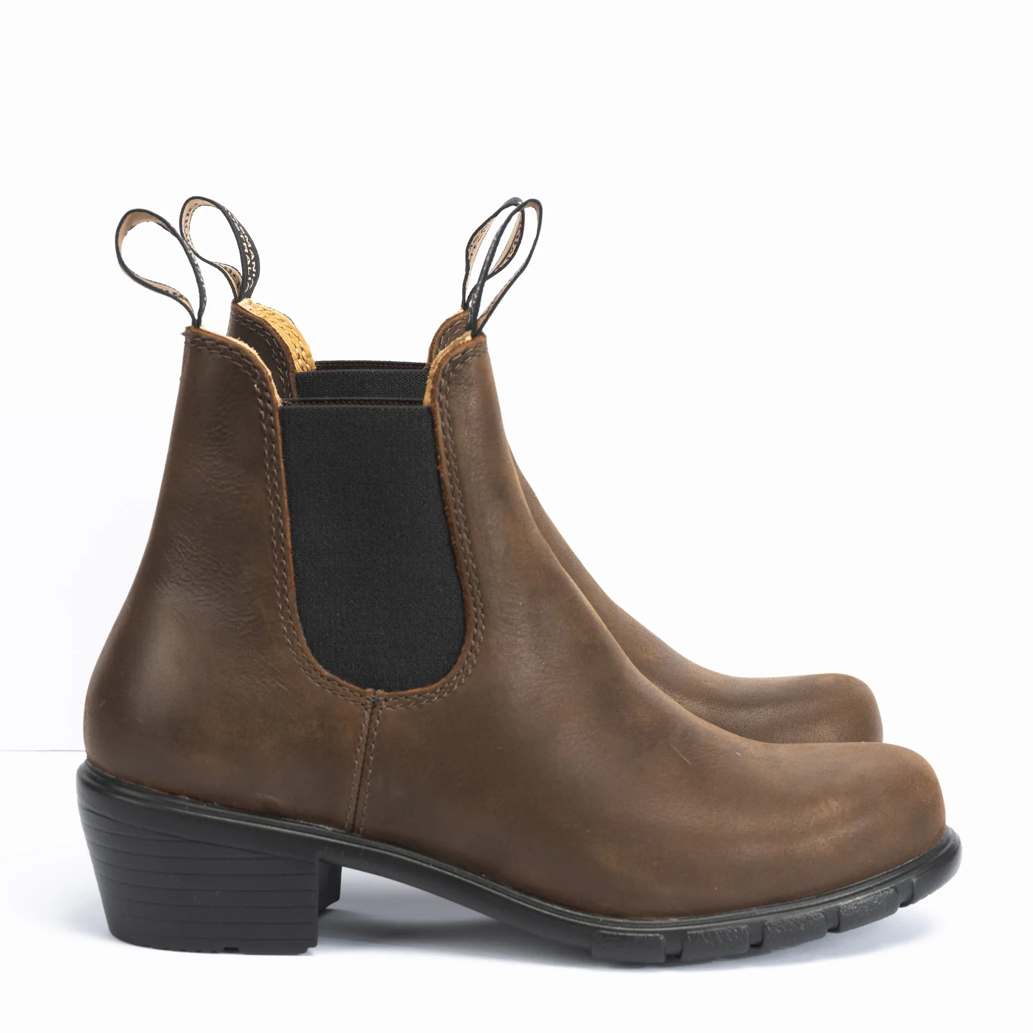 HEELED CHELSEA - ANTIQUE - LEATHER