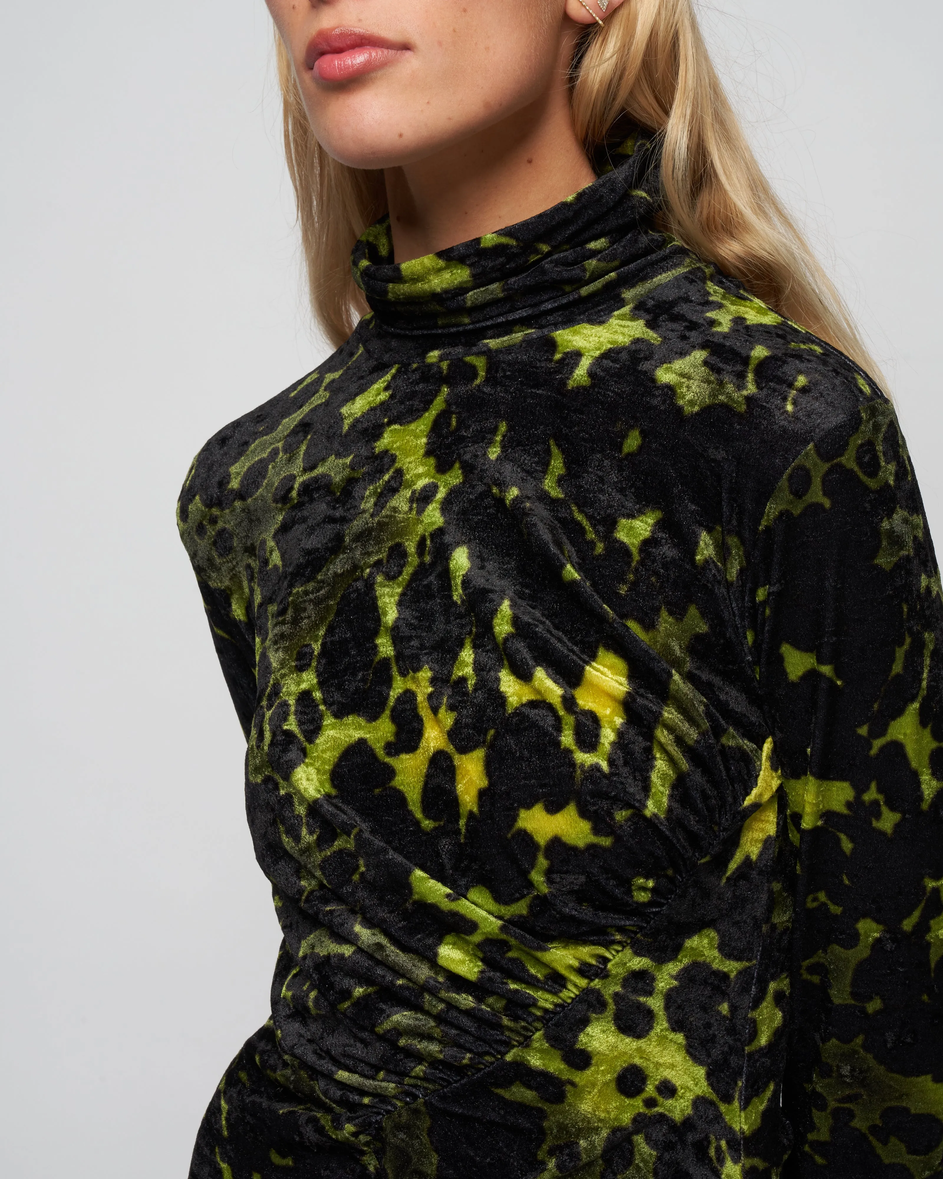 henalis dress - green