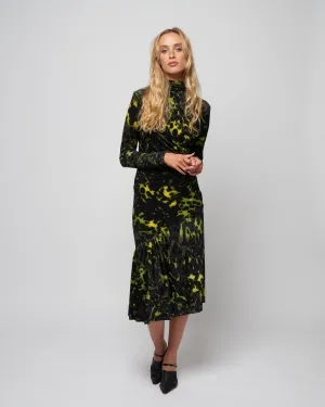 henalis dress - green