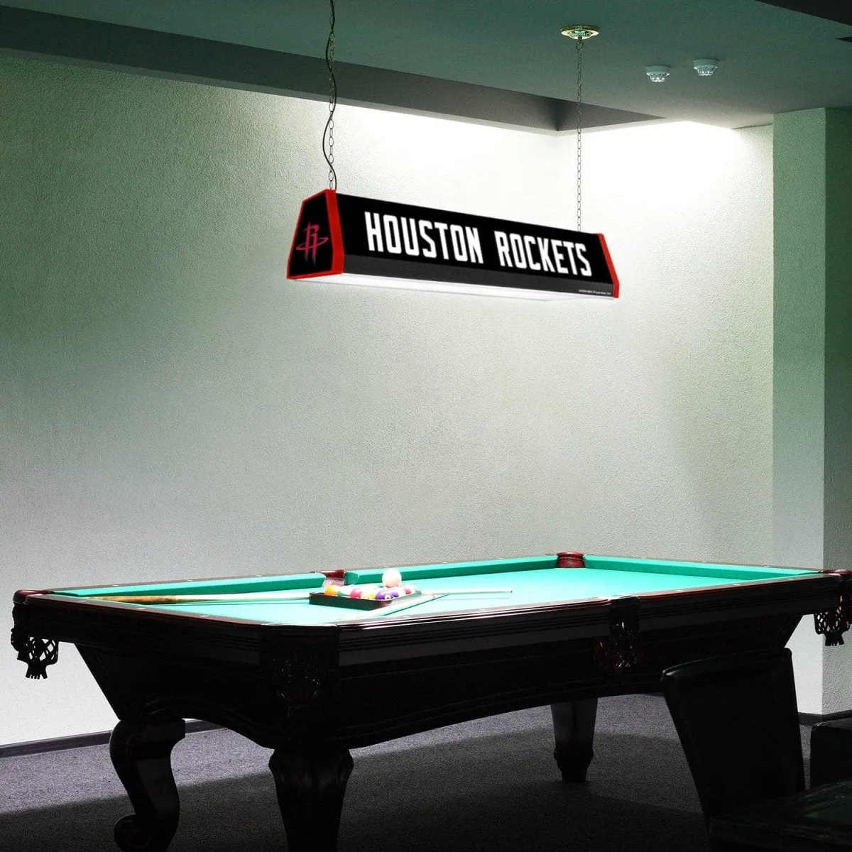 Houston Rockets: Standard Pool Table Light