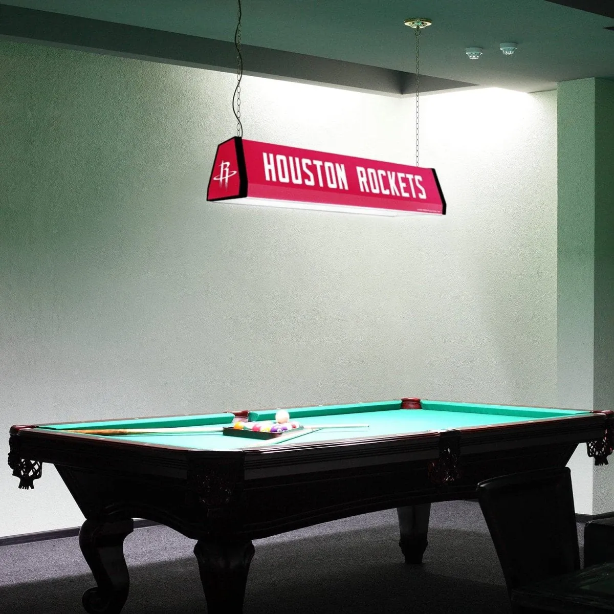 Houston Rockets: Standard Pool Table Light