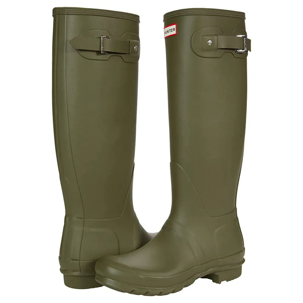 Hunter Original Tall Rubber Women's Wellington Boots - Olive Green