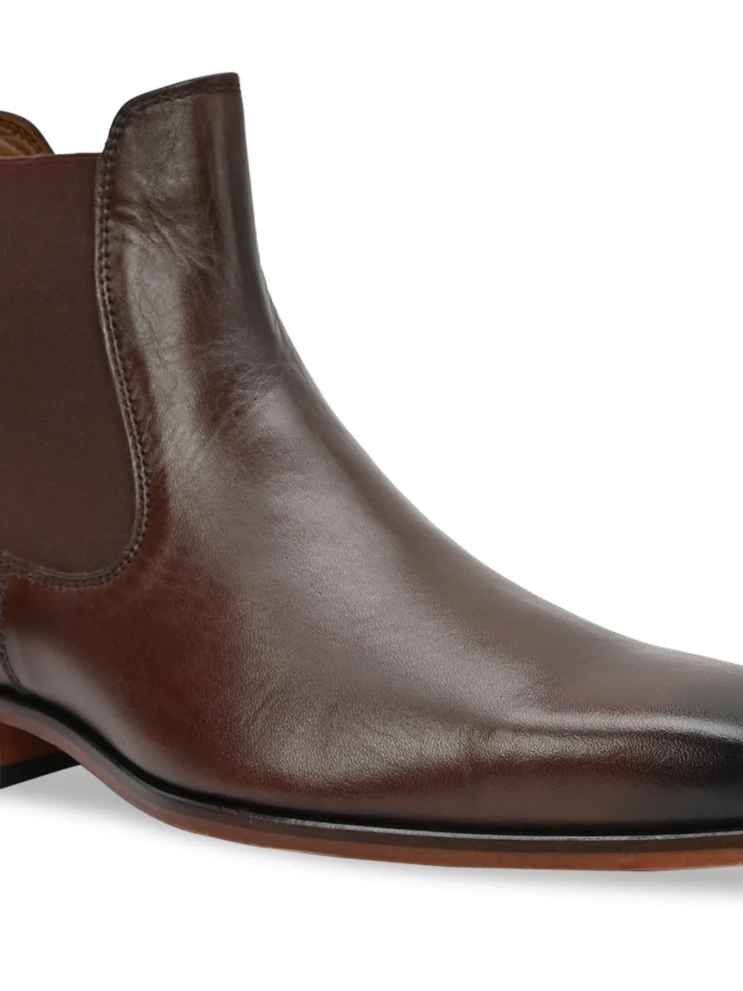 Imperio By Regal Brown Men Leather Boots