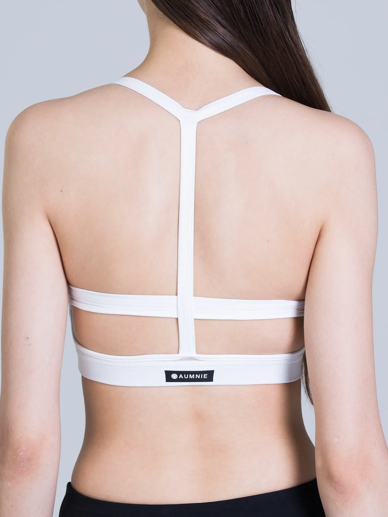 IRIS BRA, WHITE/WHITE MESH