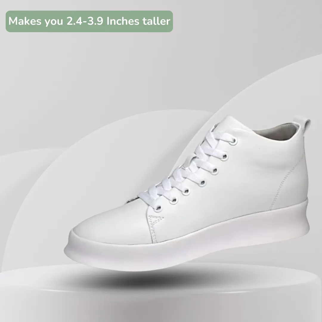 Jack Premium Leather Sneakers 2.4, 3.1 & 3.9 inches Lift