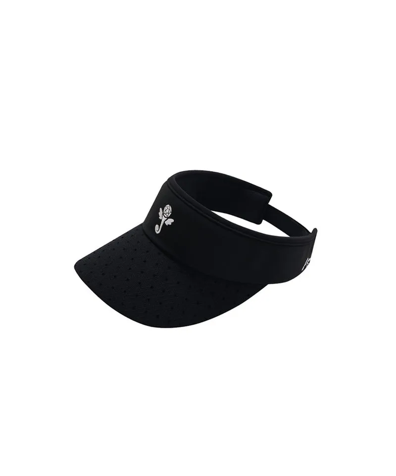 J.Jane Lace Pearl Ribbon Suncap - Black