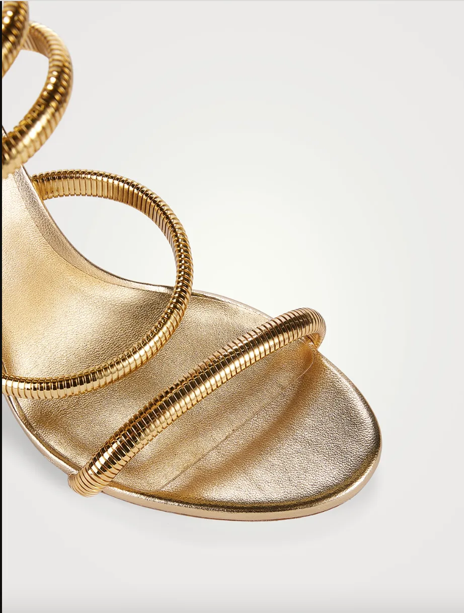 Juniper Metal Gold Sandal 105