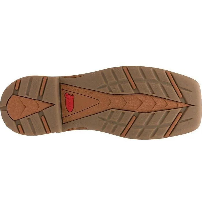 Justin Men's Rush 11" Composite Toe Western Work Boot -Tan- WK4338