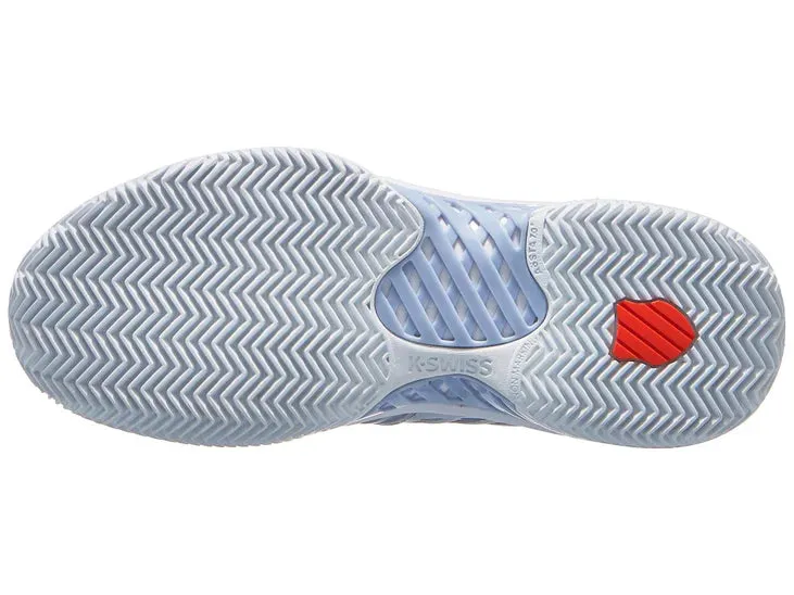 K-Swiss Express Light 3 Clay Mens Tennis Shoe (Artic Ice/Infinity/Scarley Ibis)