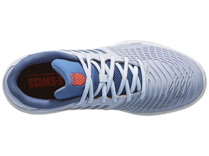 K-Swiss Express Light 3 Clay Mens Tennis Shoe (Artic Ice/Infinity/Scarley Ibis)