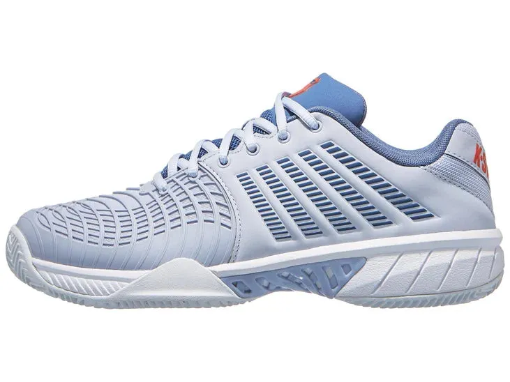 K-Swiss Express Light 3 Clay Mens Tennis Shoe (Artic Ice/Infinity/Scarley Ibis)