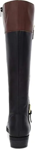 Karen Scott Womens Deliee 2 Faux Leather Riding Boots Black 7 Medium (B,M)