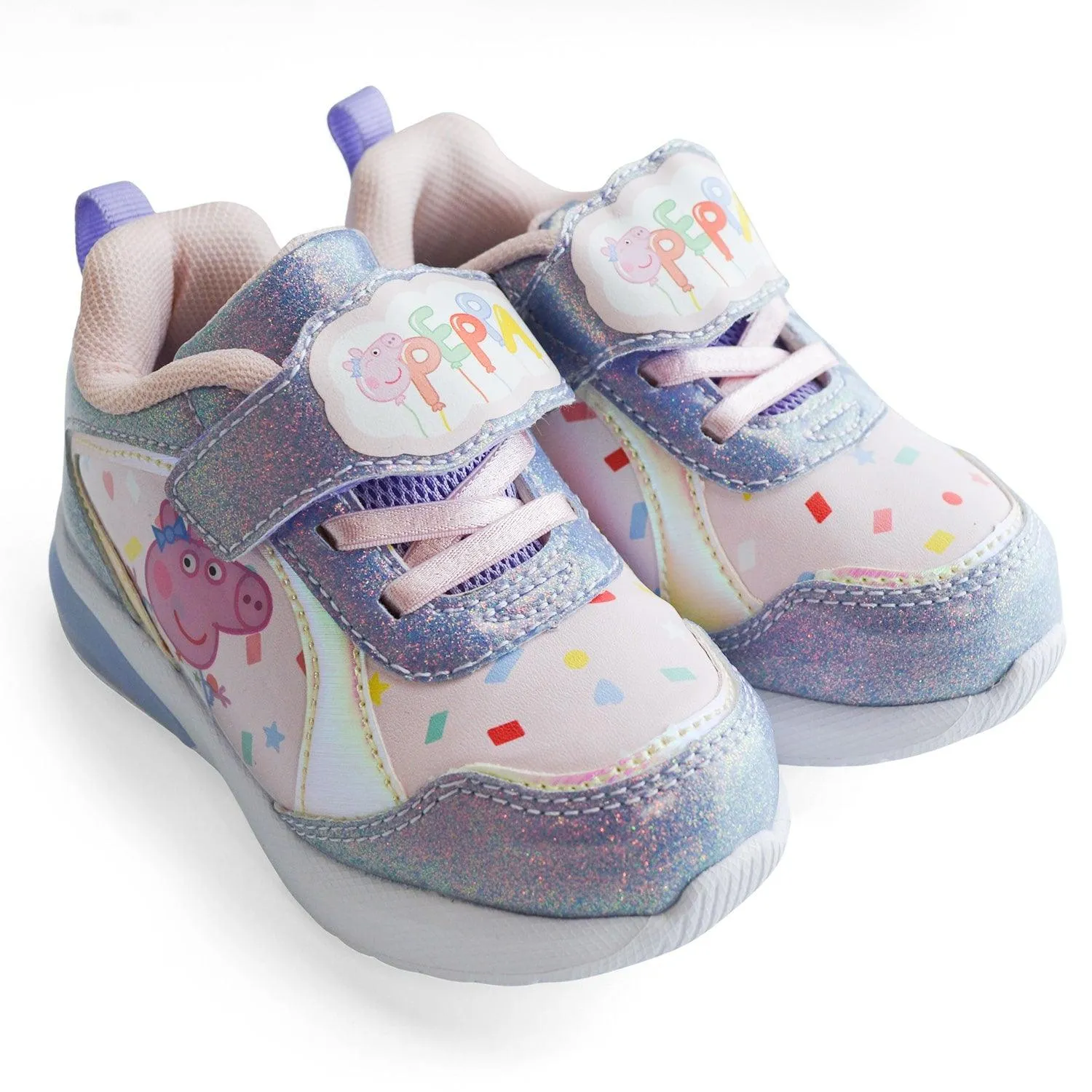 Kids Shoes Peppa Pig Light-up Toddler Girls Sports Shoes - (6T to 10T)
