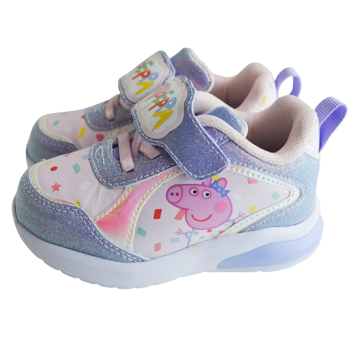 Kids Shoes Peppa Pig Light-up Toddler Girls Sports Shoes - (6T to 10T)