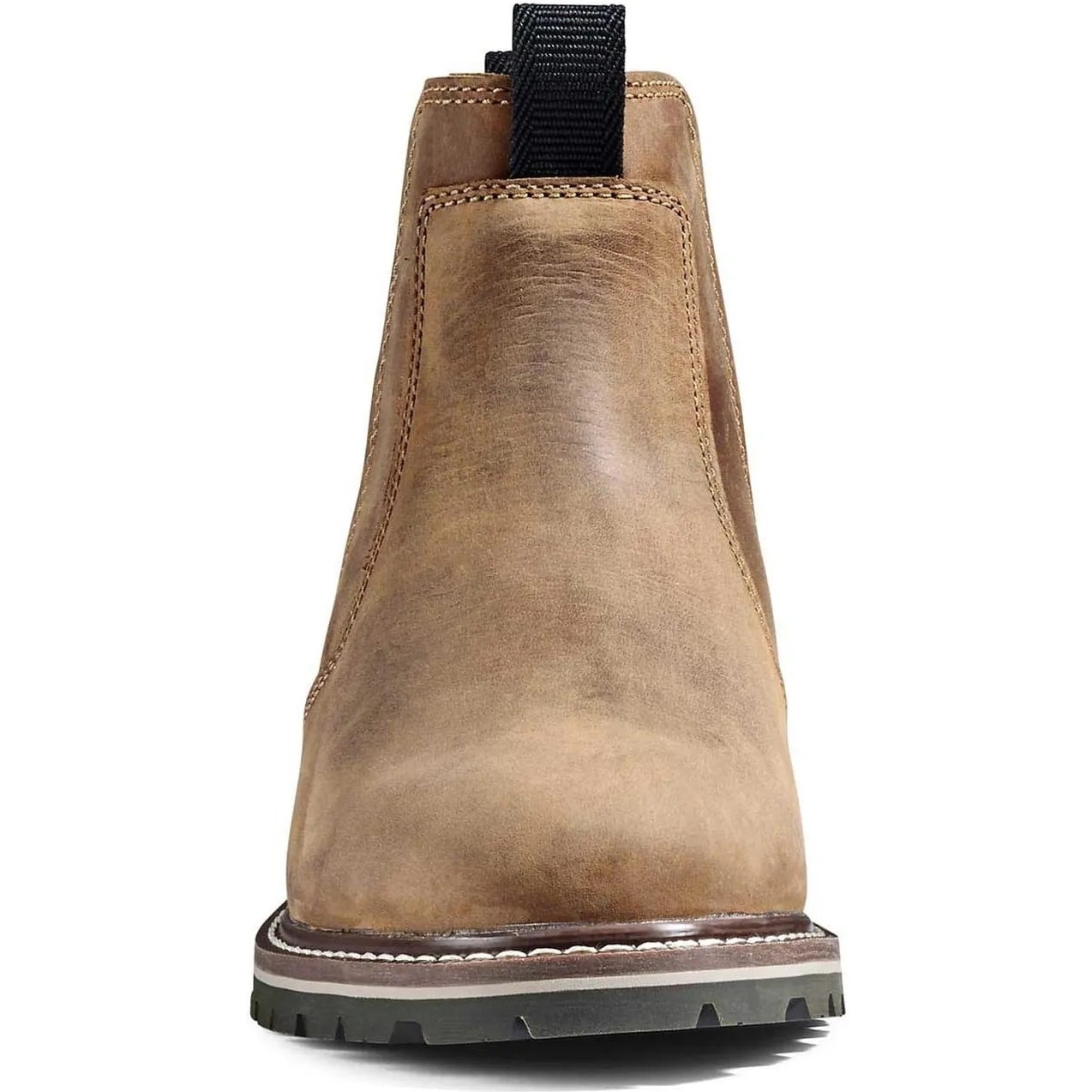 Kodiak Women's Bralorne Waterproof Slip Resistant Chelsea Work Boot -Brown- 4TEABN