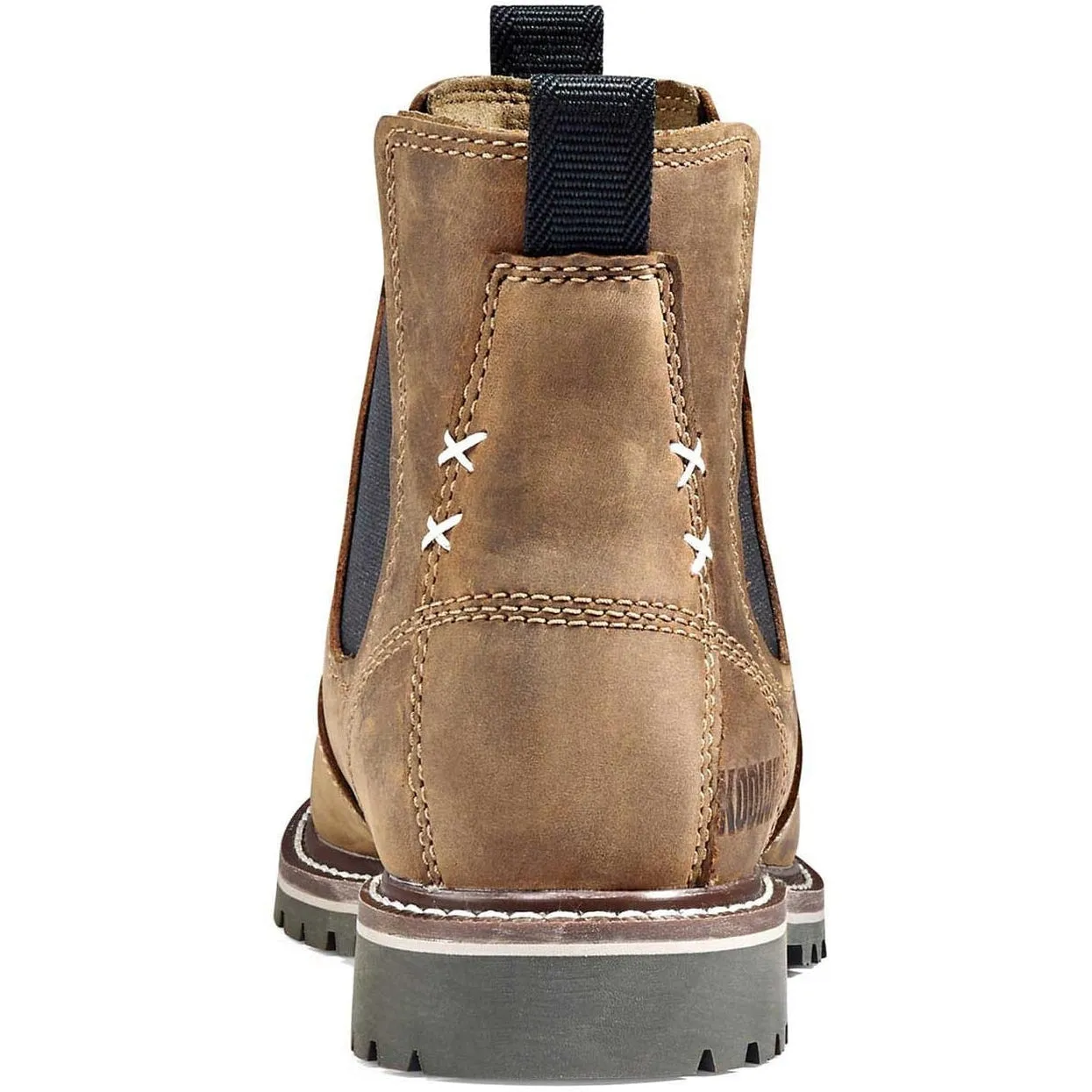 Kodiak Women's Bralorne Waterproof Slip Resistant Chelsea Work Boot -Brown- 4TEABN