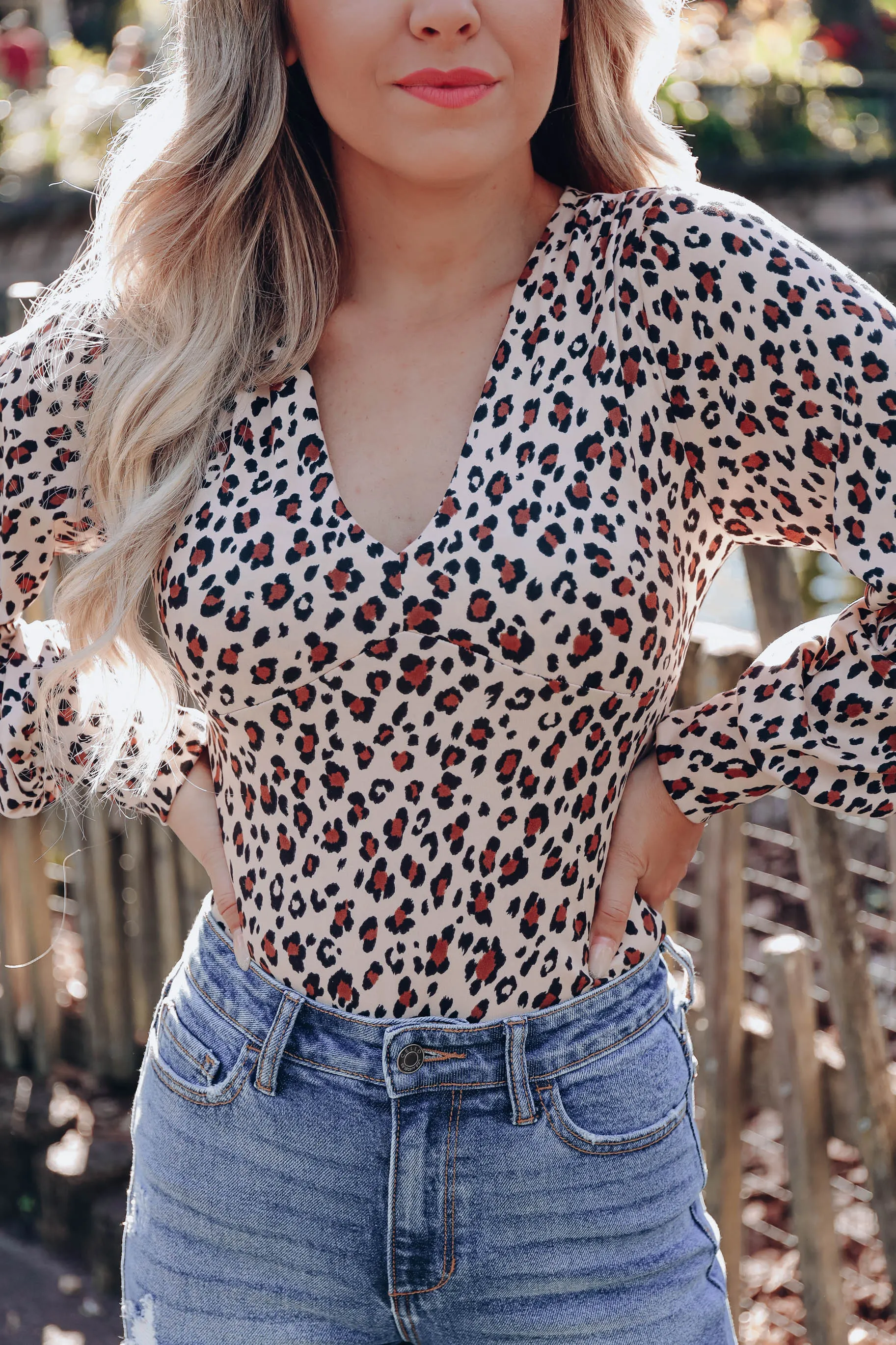 Larrisa Leopard Bodysuit