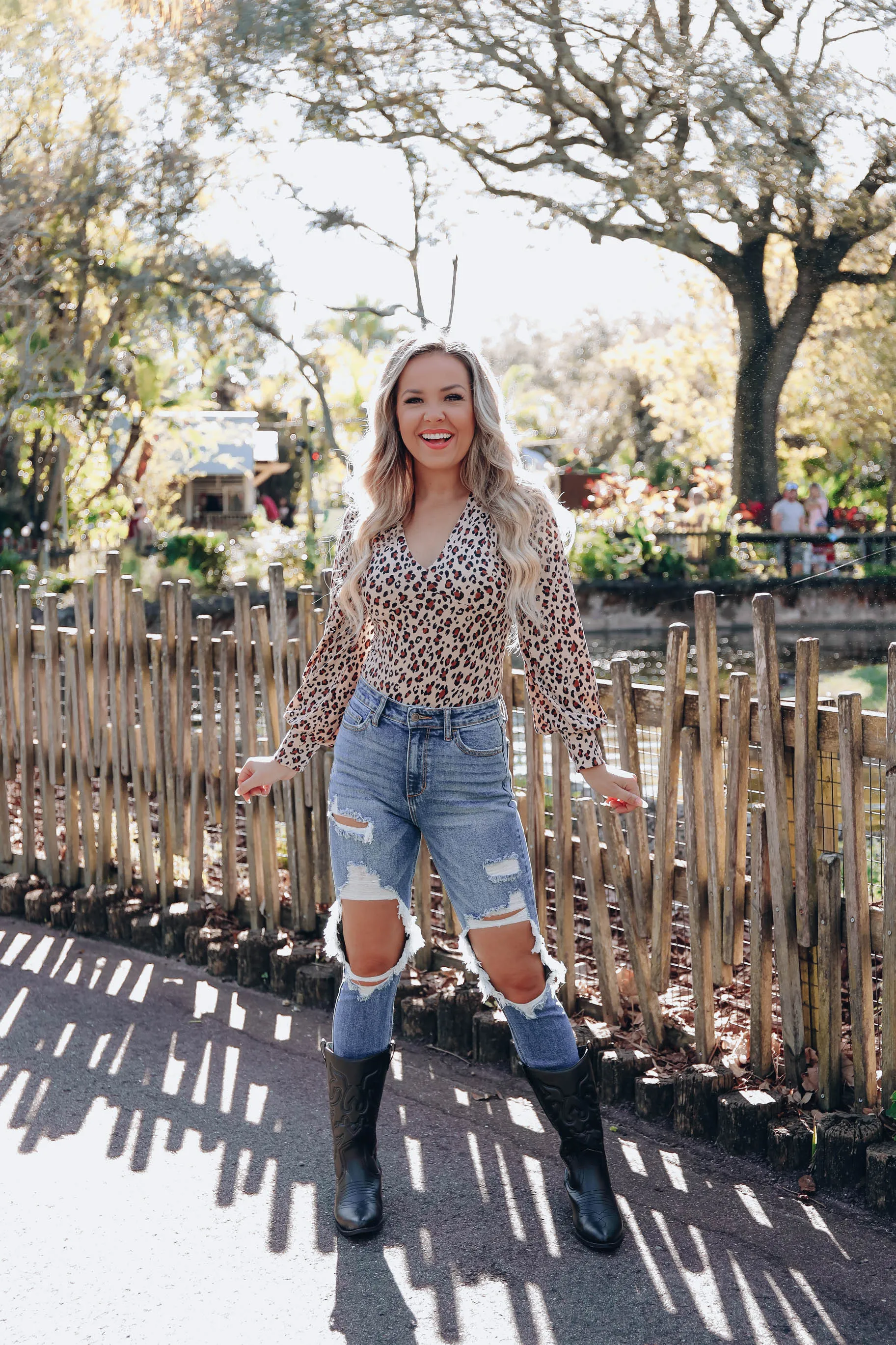 Larrisa Leopard Bodysuit