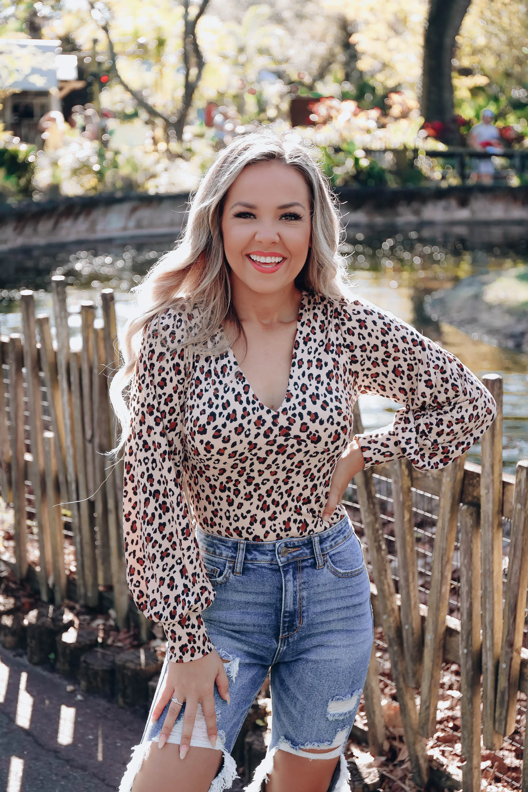 Larrisa Leopard Bodysuit