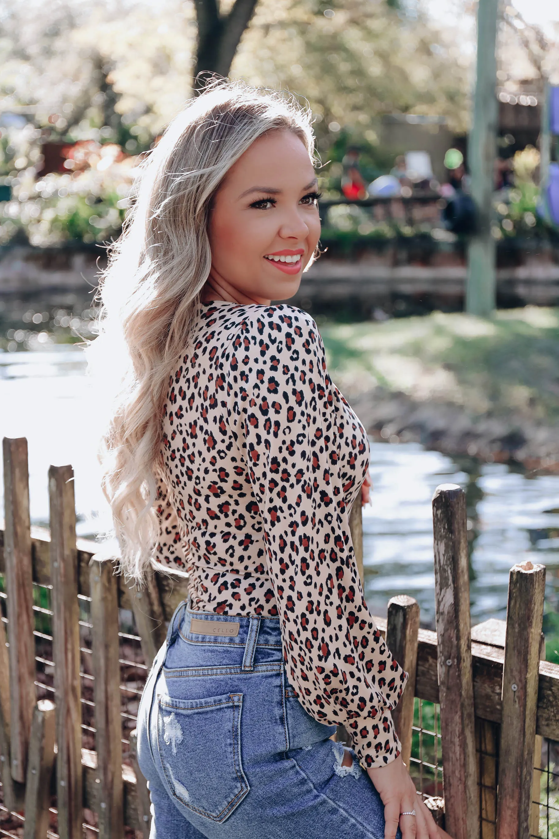Larrisa Leopard Bodysuit
