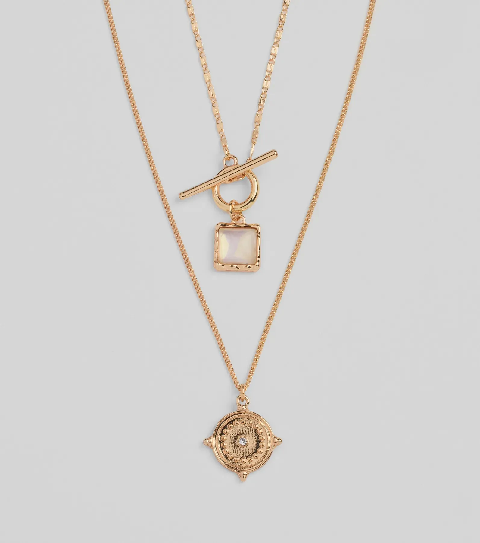 Layered Treasure Necklace With Pendants