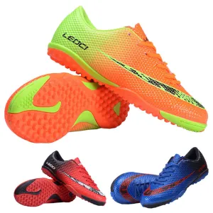 LEOCI Football Shoes boots Unisex Soccer Boot Football Boots indoor football shoe for adult children's 33-44 size Train Sneakers