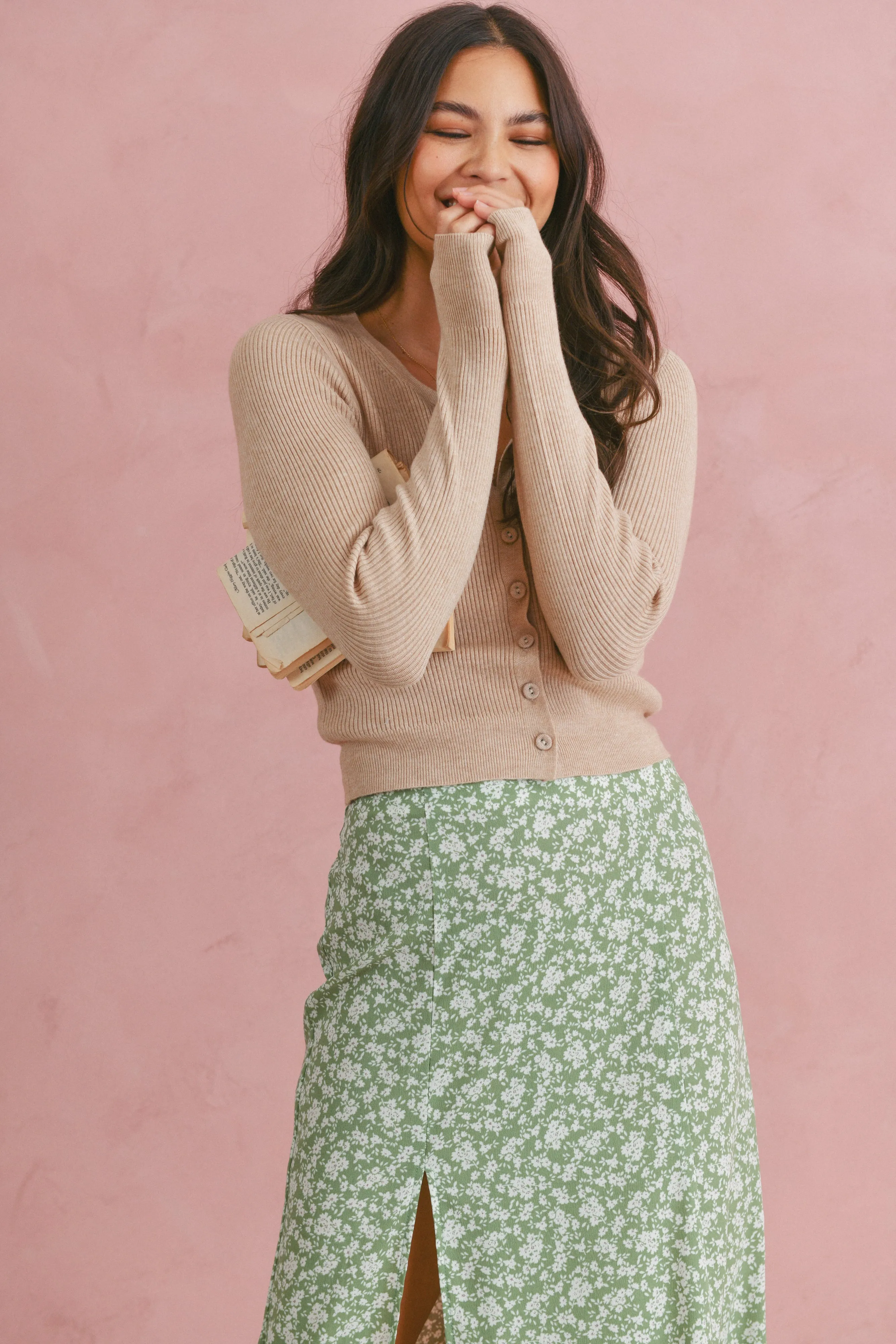 Lost In This Book Cardigan