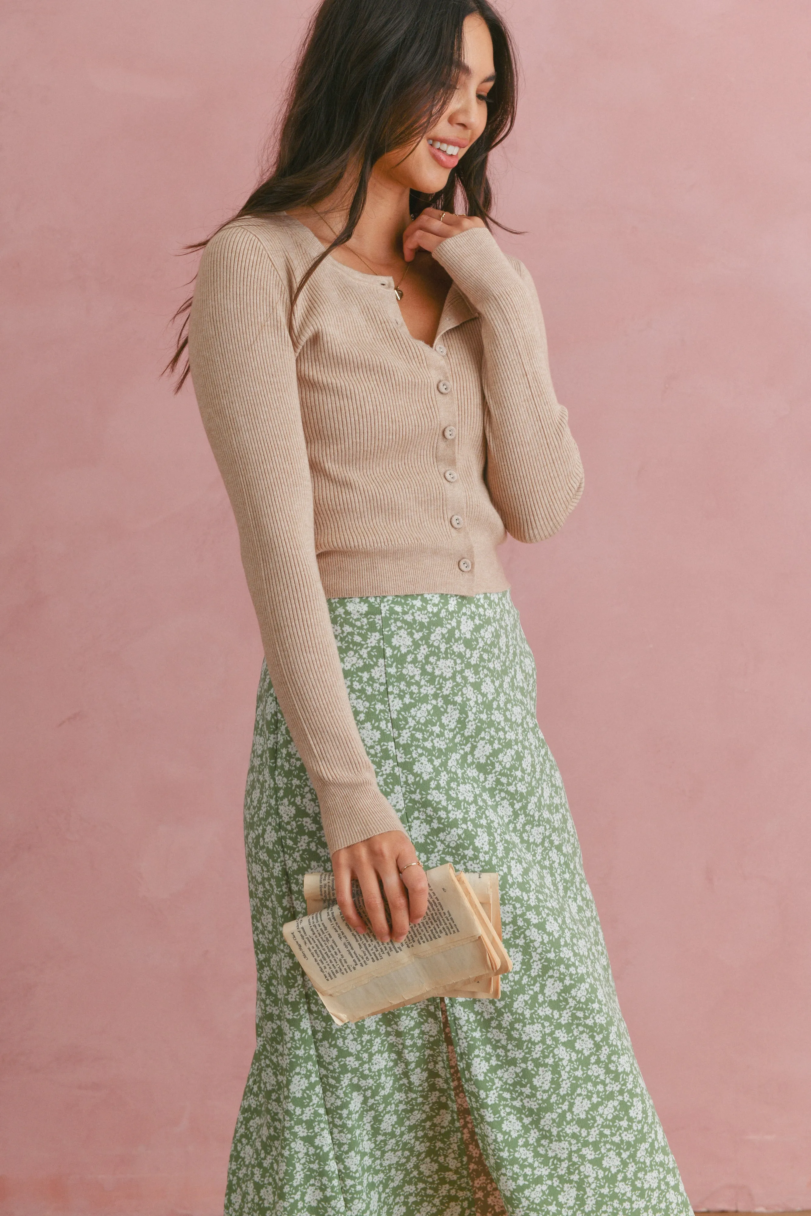 Lost In This Book Cardigan