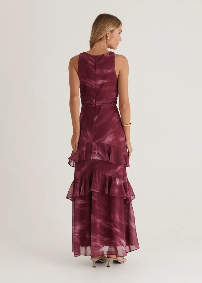 Loveland Maxi Dress - Berry Splash