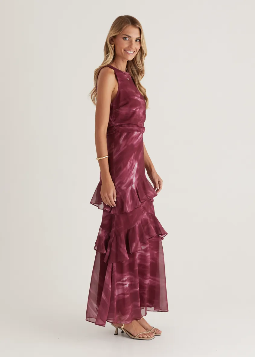 Loveland Maxi Dress - Berry Splash