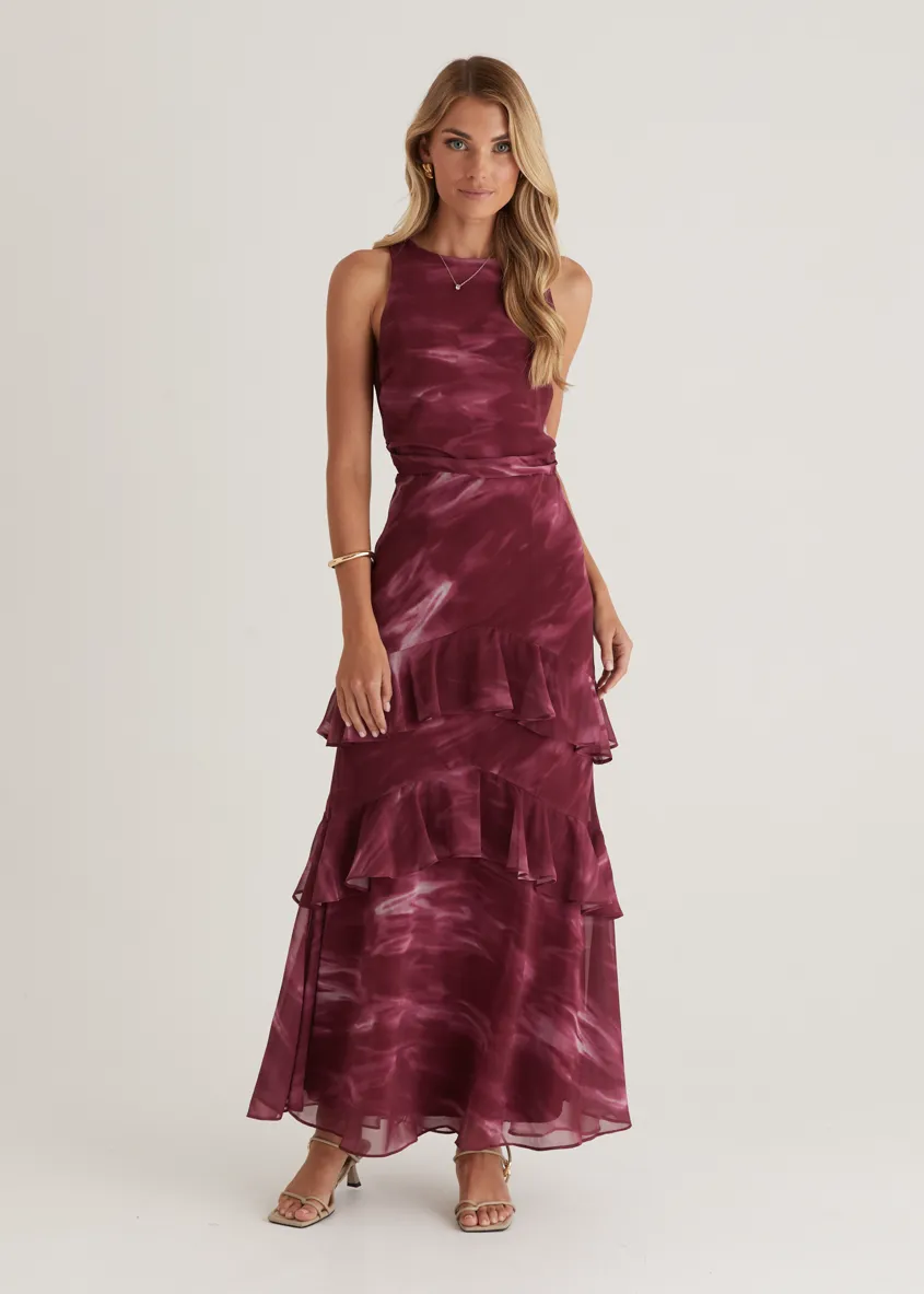 Loveland Maxi Dress - Berry Splash