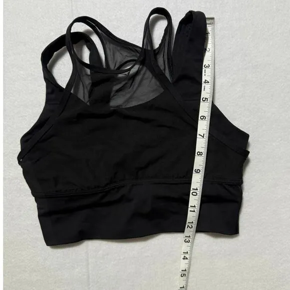 Lululemon Double Tap Black Sports Bra Women’s Size 4