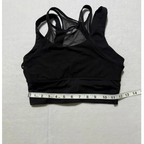 Lululemon Double Tap Black Sports Bra Women’s Size 4