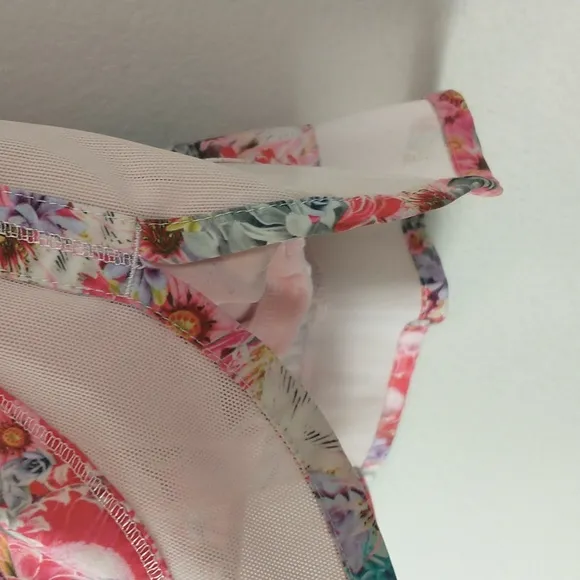 Lululemon Hotty Hot Skort 4 Flowabunga Skirt Floral Mesh Tennis Running