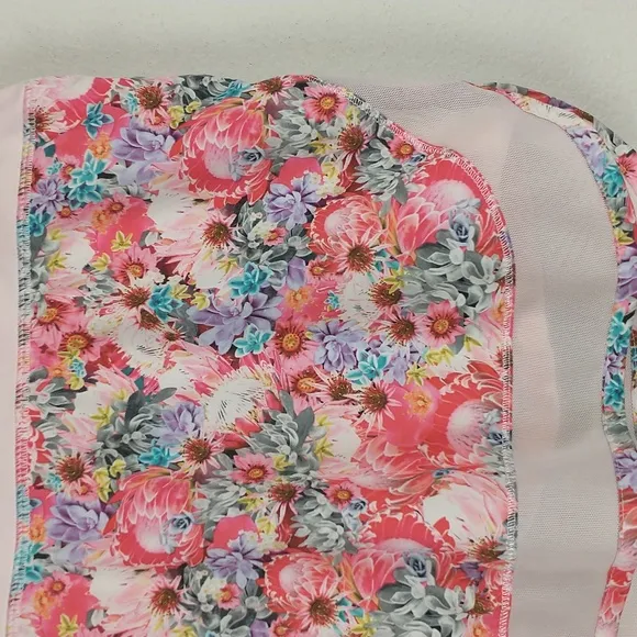 Lululemon Hotty Hot Skort 4 Flowabunga Skirt Floral Mesh Tennis Running