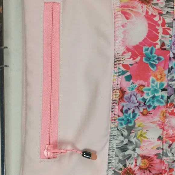 Lululemon Hotty Hot Skort 4 Flowabunga Skirt Floral Mesh Tennis Running