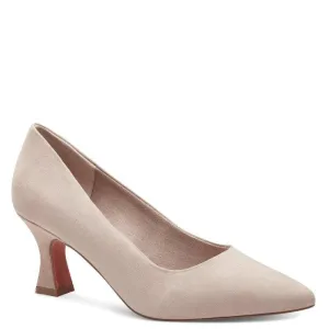 Marco Tozzi Womens Beige Suede Heel 2-22418-41