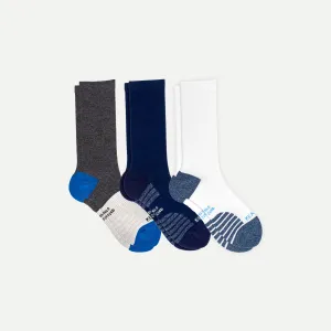 Men's Crew Classics: 3-Pack Mid-Weight Comfort Socks