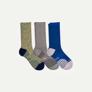 Men's Crew Classics: 3-Pack Mid-Weight Comfort Socks