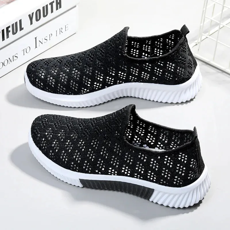 Mesh Breathable Soft Sole Casual Sneakers