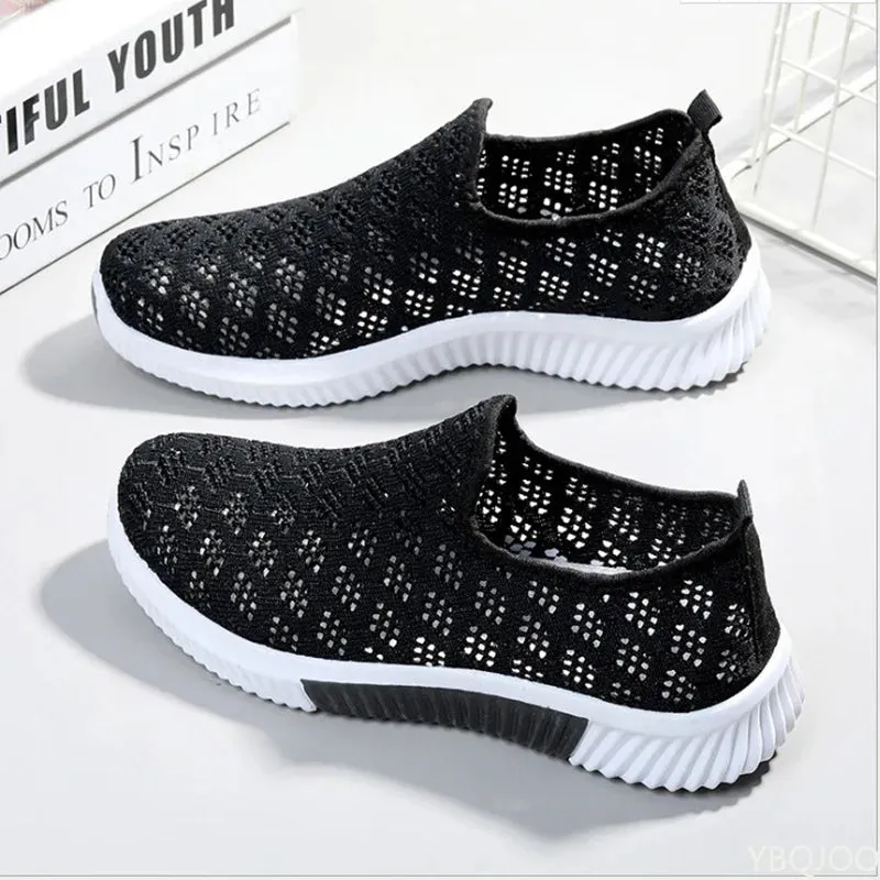 Mesh Breathable Soft Sole Casual Sneakers