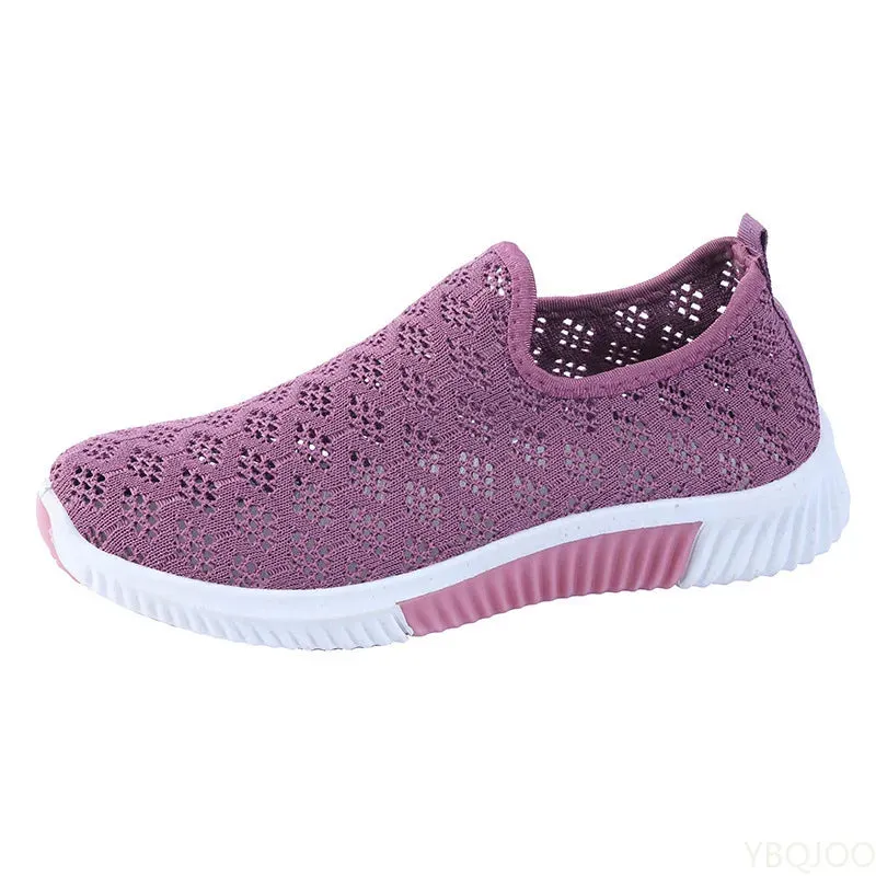Mesh Breathable Soft Sole Casual Sneakers