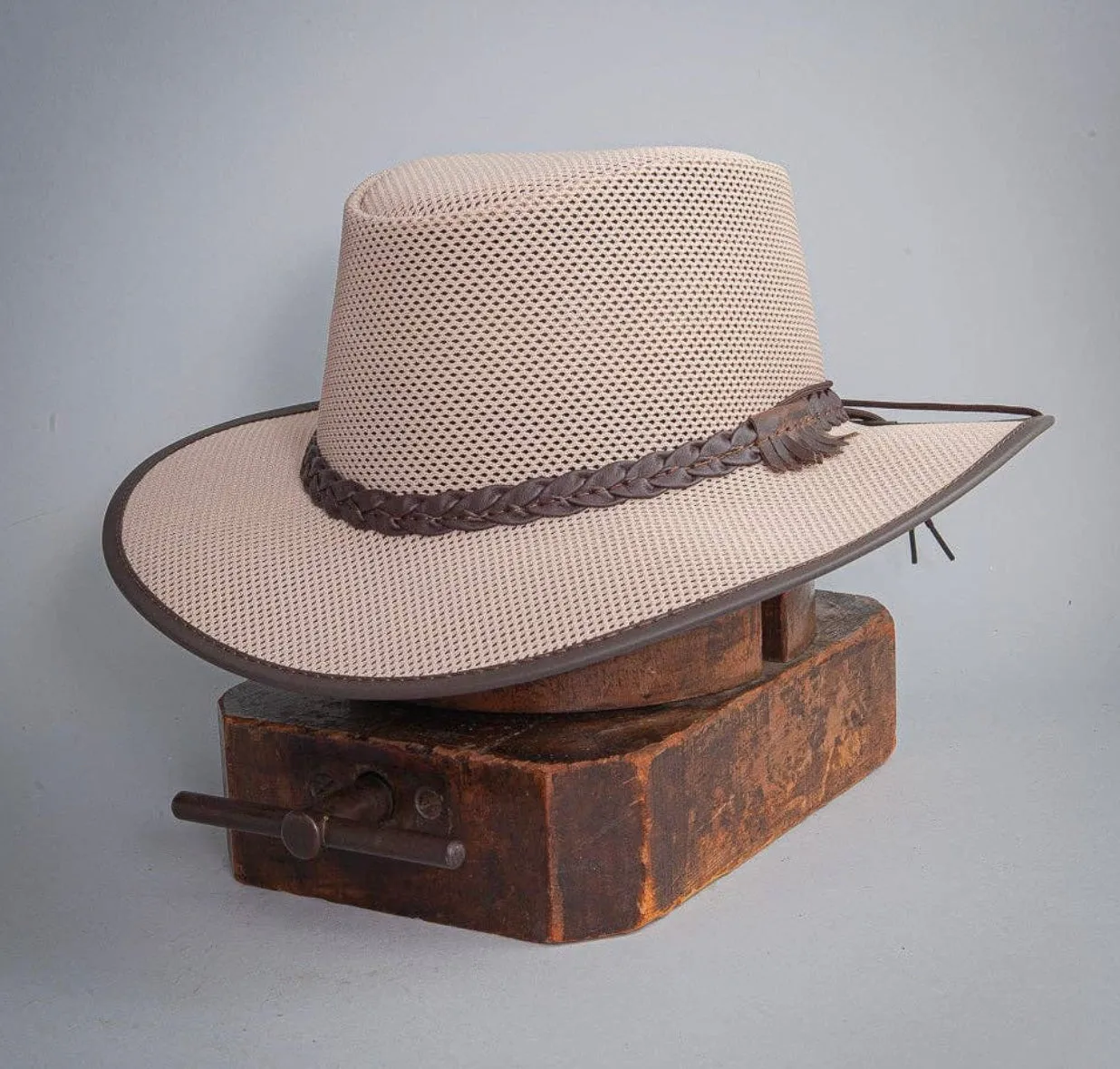 Mesh Soaker Sun Hat with Chin Strap