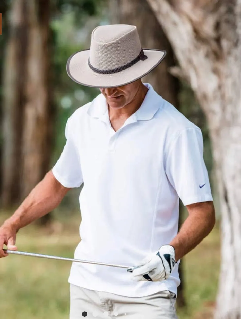 Mesh Soaker Sun Hat with Chin Strap
